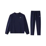 Комплект одежды (Темно-синий топ + Темно-синие штаны)