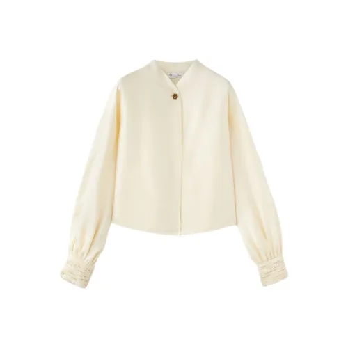 Loro Piana Белый Перец Женские Рубашки