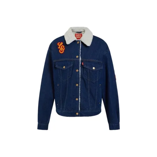 Levis Blue Women's Jackets Левис Синий Женские Куртки