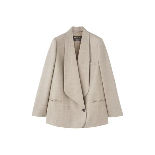 Loro Piana FW24 Куртки и Пальто Женские Бежевые