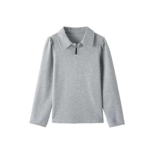 Mo Han Yi Mei Стандартная T-рубашка Женская Серого цвета