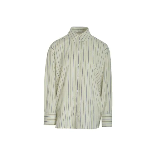 Little Pull Рубашка Женская Светло-Желтая Полосатая