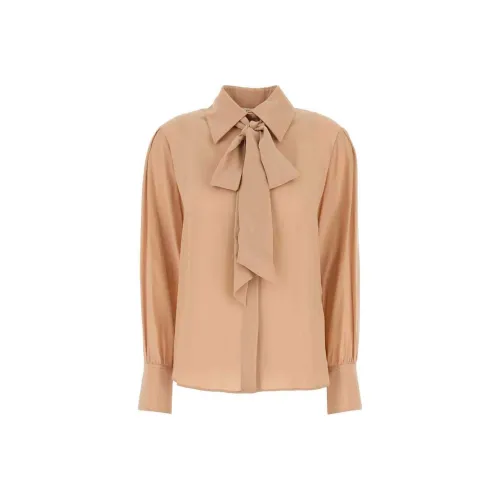 Chloe FW24 Рубашка Женская Песочно-Бежевая