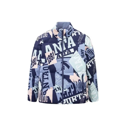 Anta Life Collection Oriole's Chirp Синий Женские Пуховики