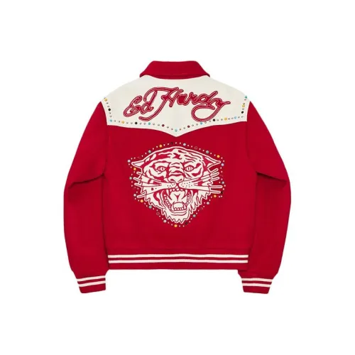 Ed Hardy Красный китайский Женские Куртки