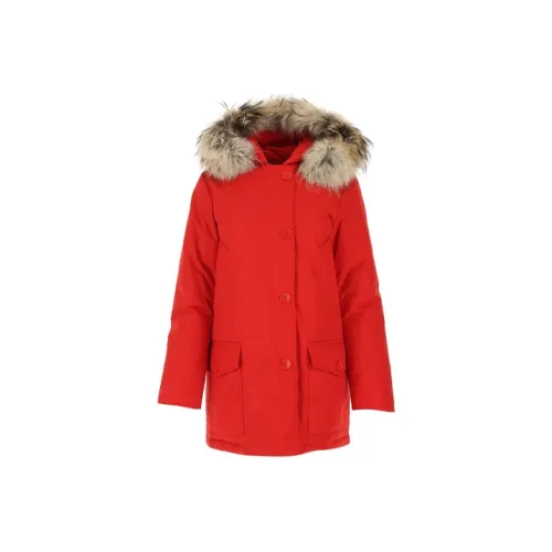 WOOLRICH Красный Женские Пуховики