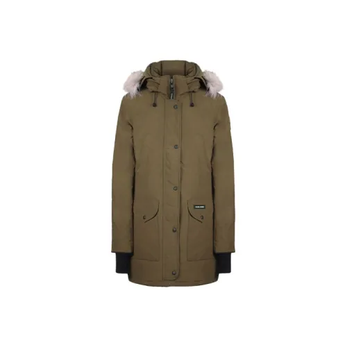 Canada Goose Trillium пуховик Parka пальто зимний женский зеленый
