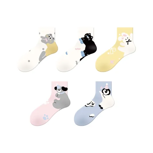 DJUNGLE Низкие носки женские 5 пар смешанные цвета