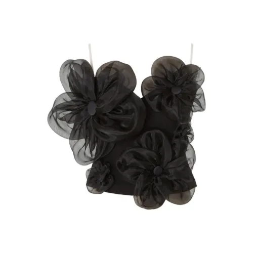 CatPunch Топ на бретелях Женский Черный