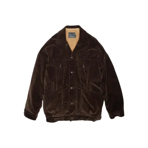 R13 FW24 Куртки и Пальто Женские Темный шоколад