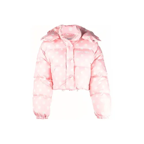 MIU MIU Розовые Женские Пуховики