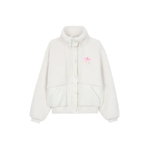 Adidas Originals Short Sherpa Куртка Женская Белая