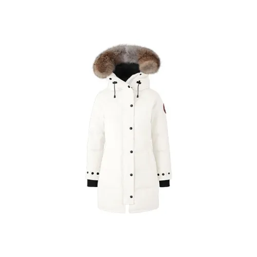 Canada Goose Shelburne Series Пуховик PARKA Пальто Женское Утренний свет Белый