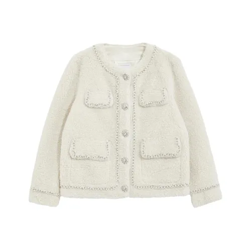 BEBE FW23 Куртки и Пальто Женские Экрю