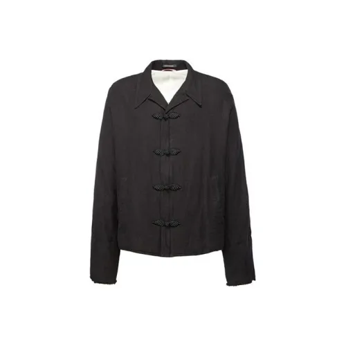 Yohji Yamamoto Черные Женские Куртки