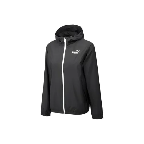PUMA Essentials Solid Windbreaker Women's Black