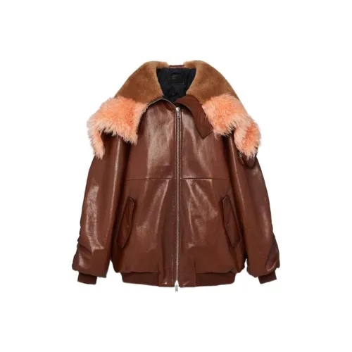 PRADA Табачный Женские Куртки