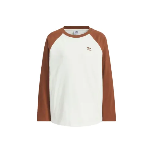 Adidas Originals adi color Рукав реглан T-рубашка Женская Белая