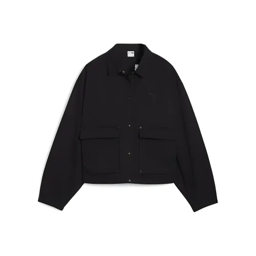 PUMA EVOSTRIPE Куртки и Пальто Женские Черные