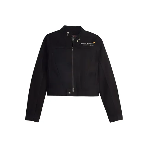 Levis McLaren Гонки Co Брендированная Серия Черные Женские Куртки