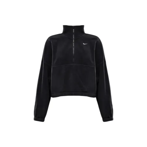 Nike Therma Форма OneSwoosh Толстовка Женская Черный Белый