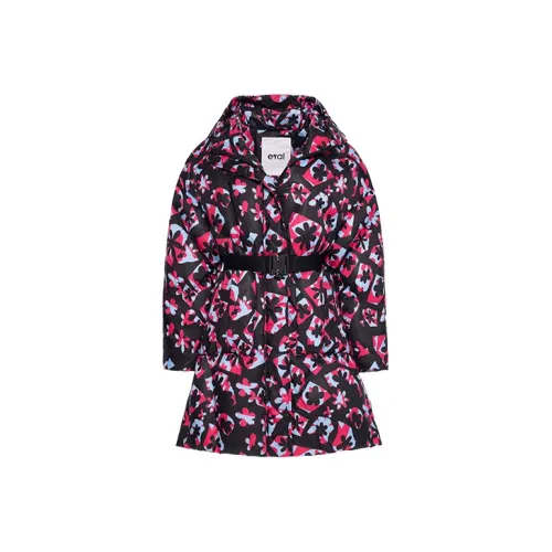 ERAL Многоцветный С капюшоном Свободный крой MID Длина Пуховик Женский Розовый Красный Черный