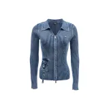 E40 Выцветший Деним Синий