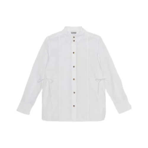 GANNI Белые Женские Рубашки