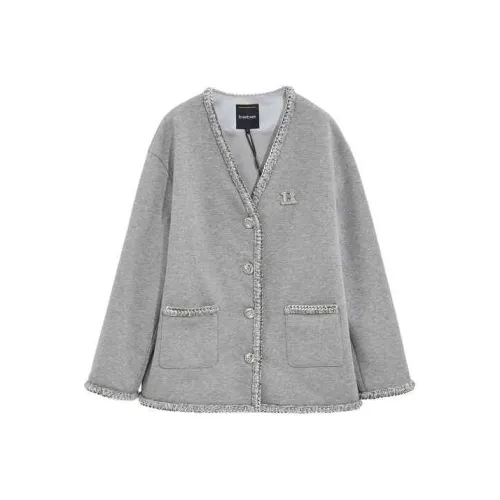 BEBE FW24 Куртки и Пальто Женские Серый