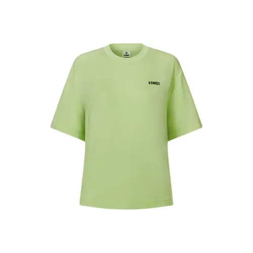 KSWISS T-Рубашка Женская Остаточный Сладко-Зеленый