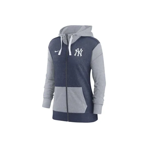 nike Full Zip Hoodie Куртки Пальто Женские Blue