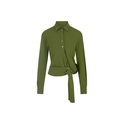 Paco Rabanne Рубашка Женская Зеленая