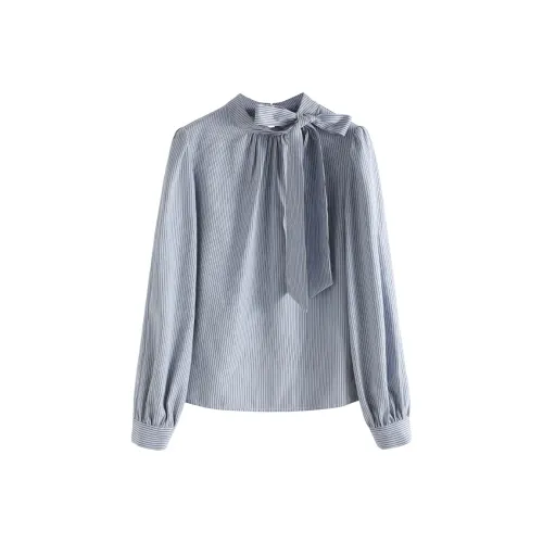 Accommodation BOOK Рубашка Женская Синие Полосы Цвет