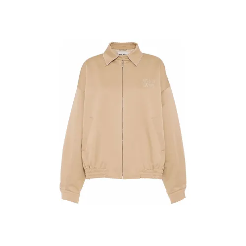 MIU MIU SS22 Куртка Женская Молочно-чайный