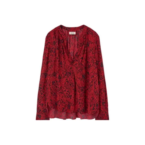 Zadig Voltaire Рубашка Женская Красная