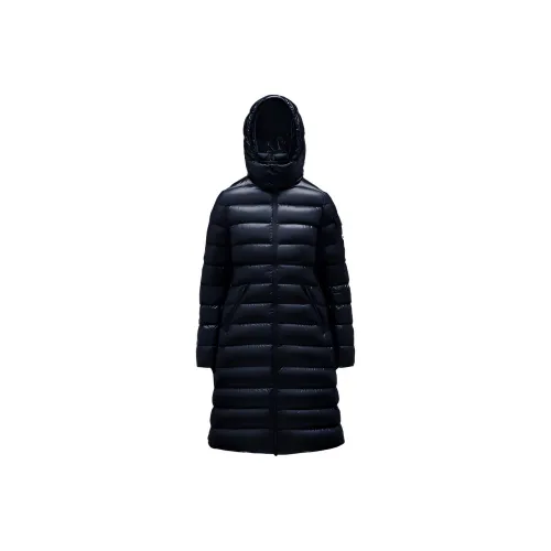 Moncler Moka Series Пуховик Женские Темно-синий Синий