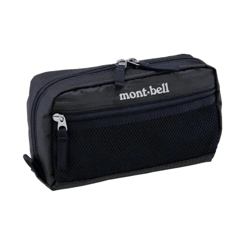 MONTBELL Нейлоновая туалетная сумка Маленькая Унисекс Черная