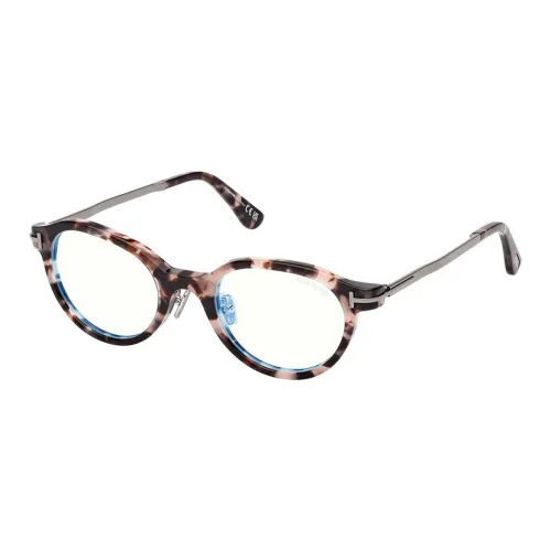 TF Oval Оправы для очков Унисекс Черепаховый