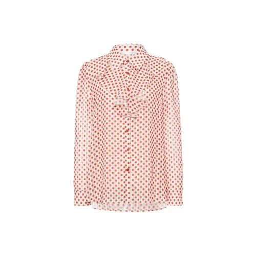 GOELIA 32D Белое основание с Точка Женские Рубашки