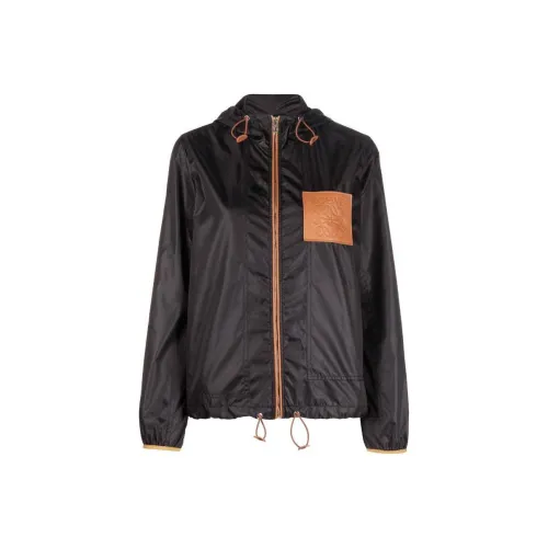 LOEWE Куртка Осенняя Женская Черная