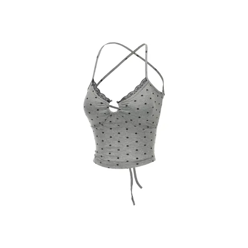 BETTERSAY Топ на бретелях Женский Серый