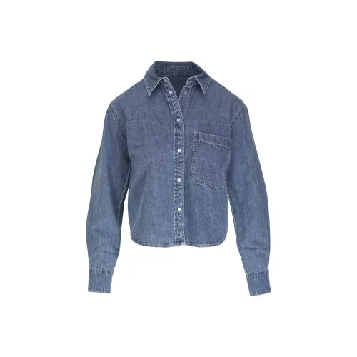 Veronica Beard FW24 Рубашка Женская Светло-Синяя