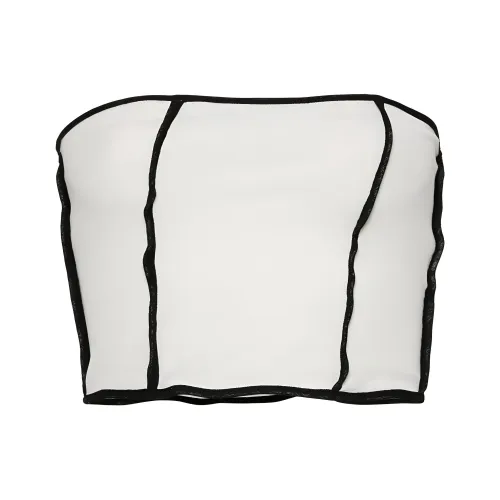 NANUSHKA SS24 Без бретелей Топ Женский Айвори Белый