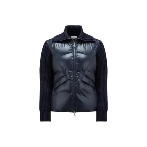 Moncler Темно-синие Женские Пуховики