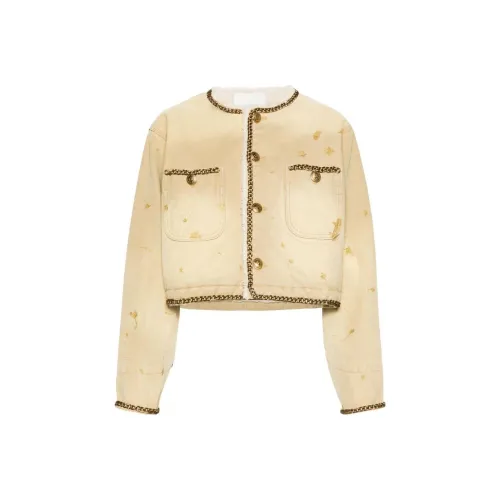 R13 SS24 Куртки Пальто Женские Хаки