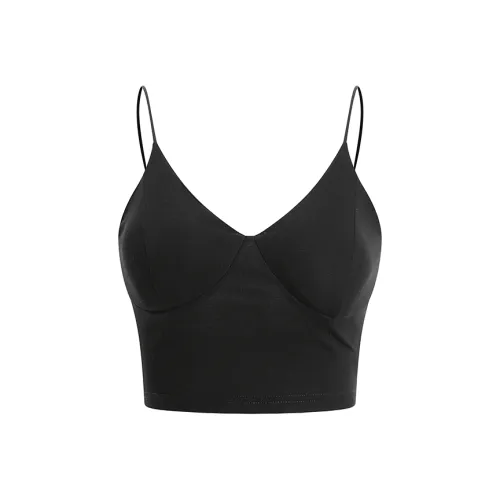 PASSCODIO Топ на бретелях Женский Черный