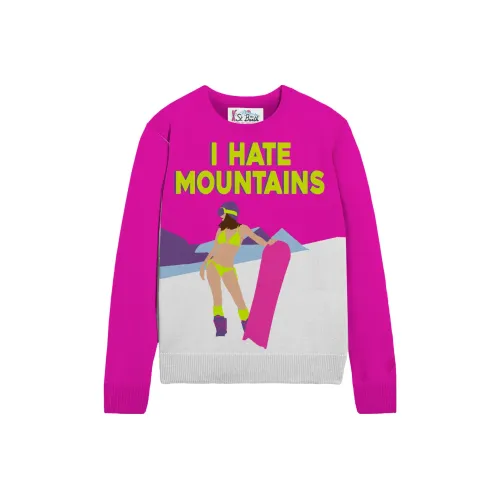 MC2 Saint Barth Фиолетовый Женские Свитшоты