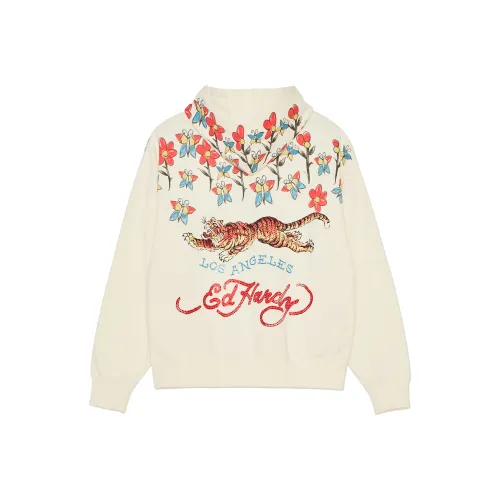 Ed Hardy Слоновая кость Женские Свитшоты