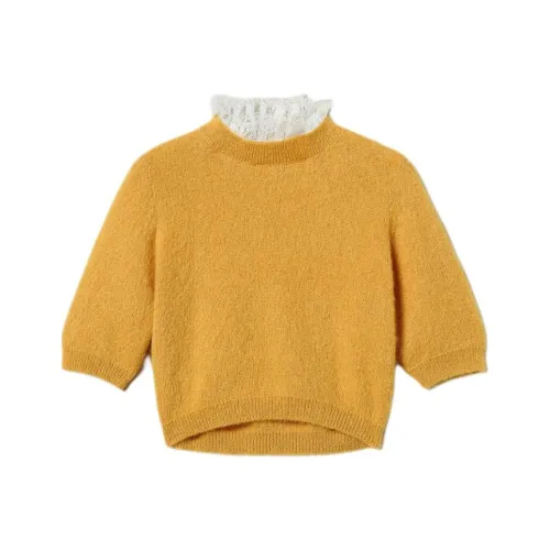 TWINSET Milano FW24 Трикотаж Женский Желтый