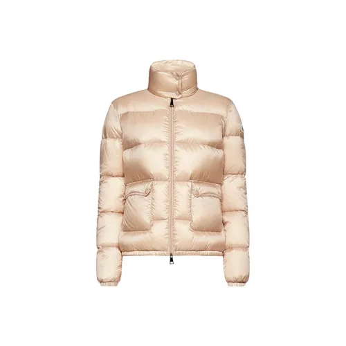Moncler Пуховик Женский Бежевый Желтый